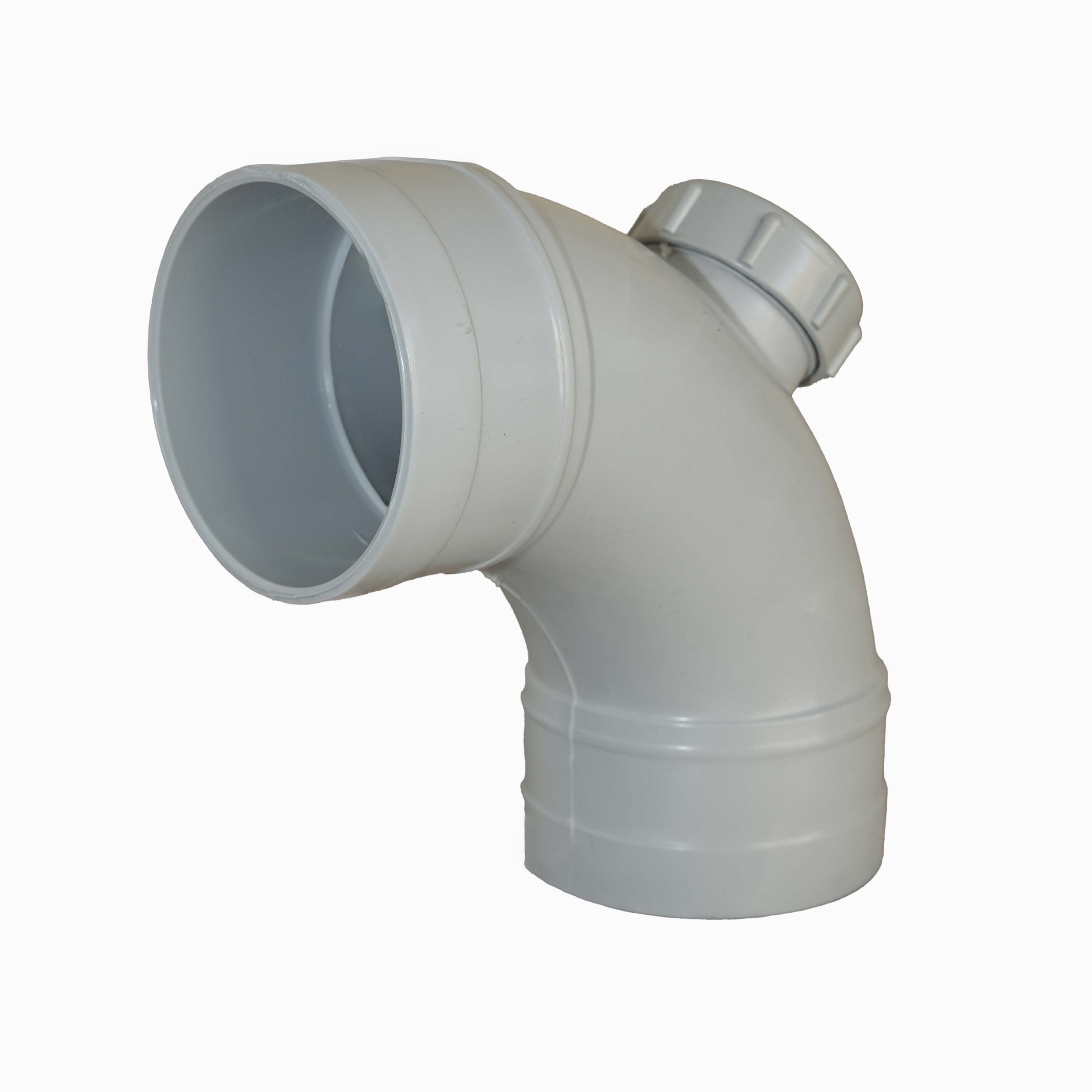 UPVC 90 Degree Elbow With Access - Solvent (Gray)