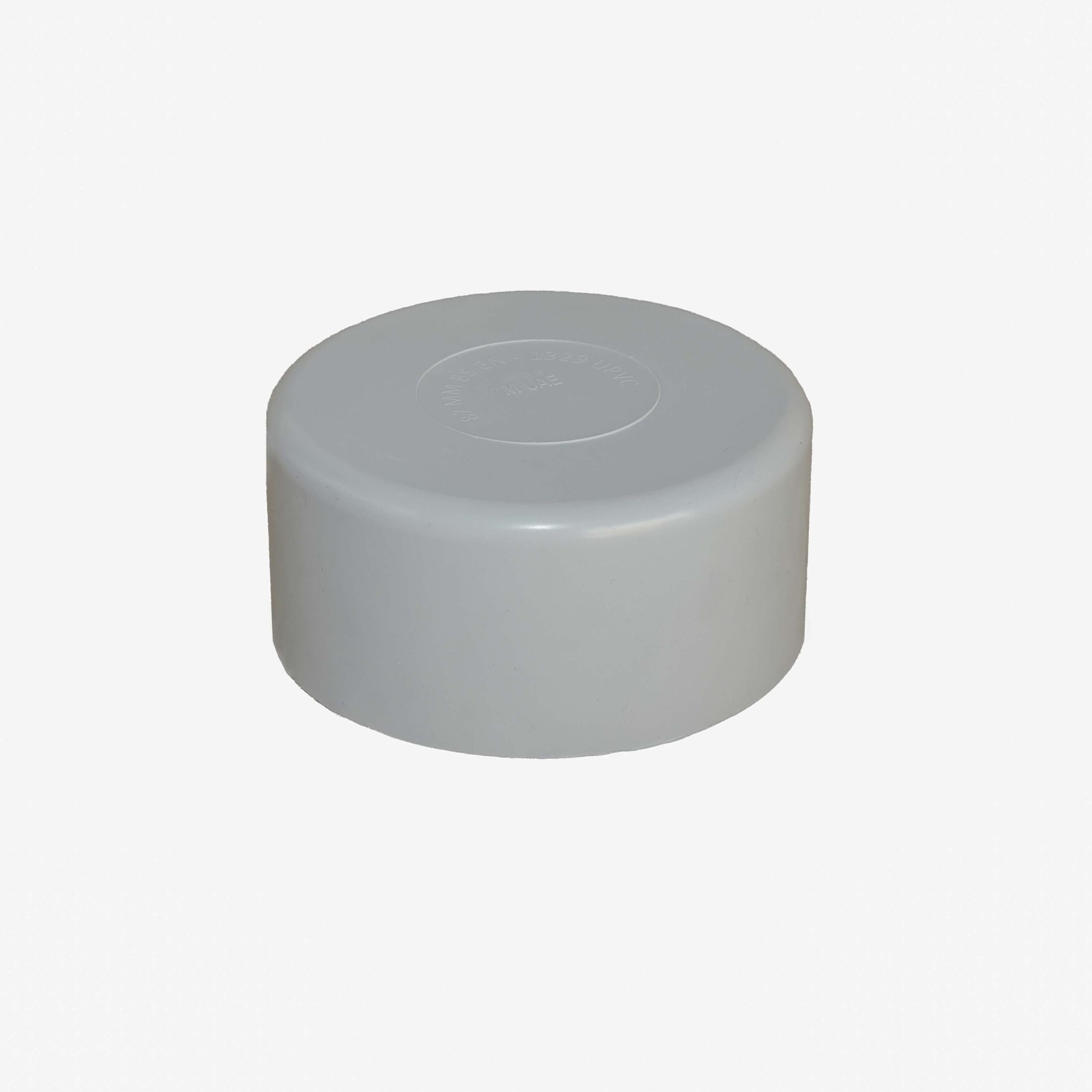 UPVC End Cap - Solvent (Gray)