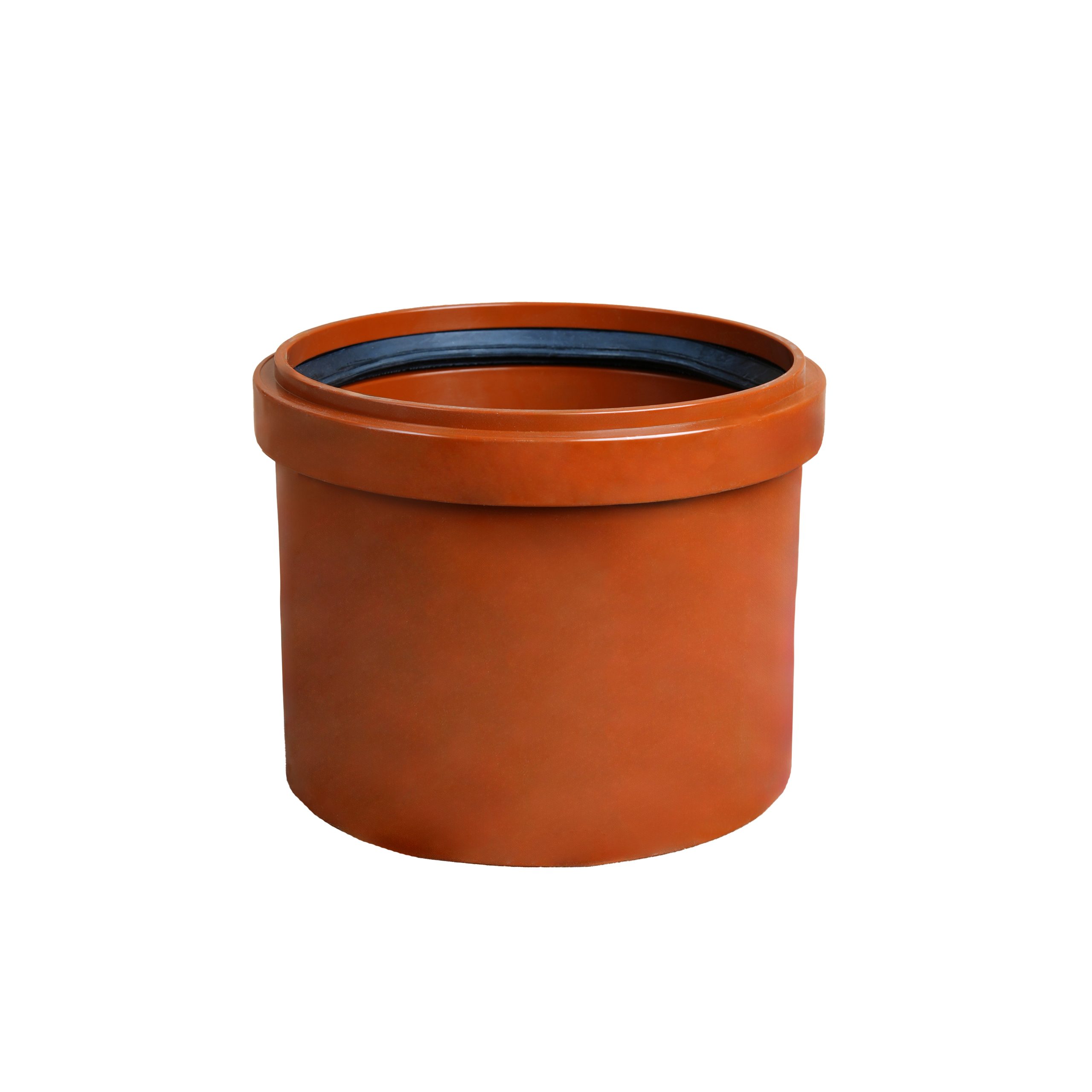 UPVC Socket - Single Rubber (Orange)