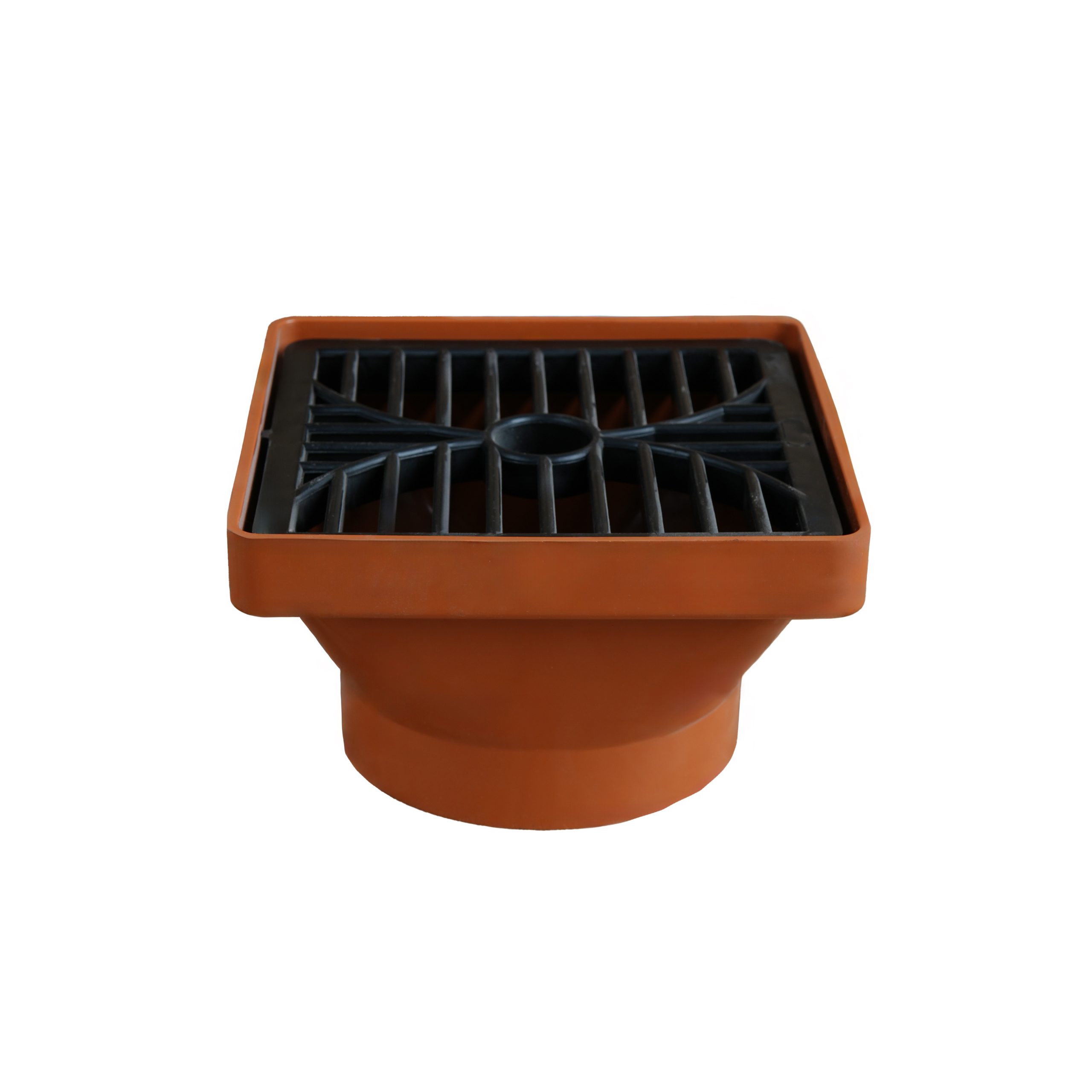 UPVC Square Hooper Grating - Solvent (Orange)