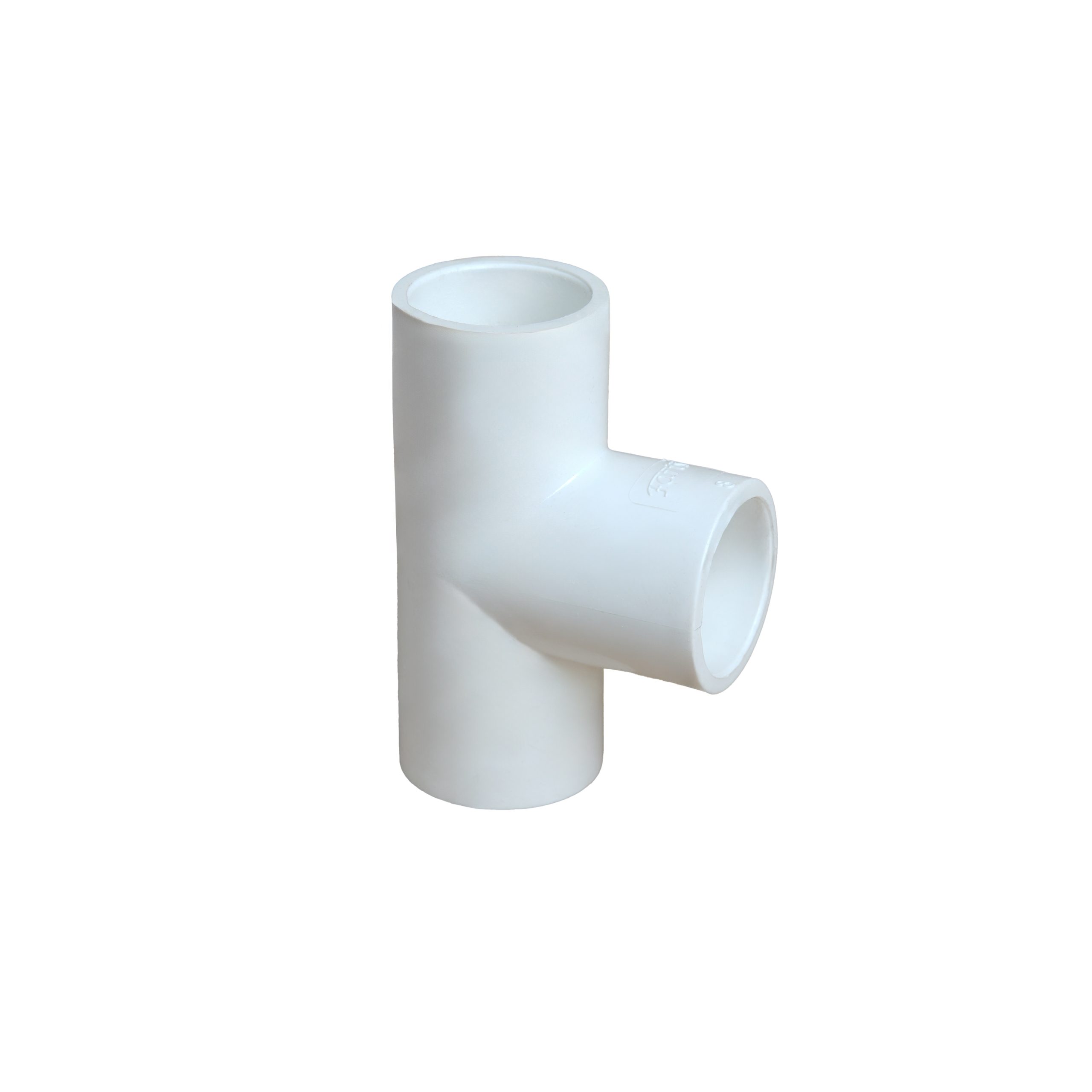 PVC A/C White Tee (Solvent)